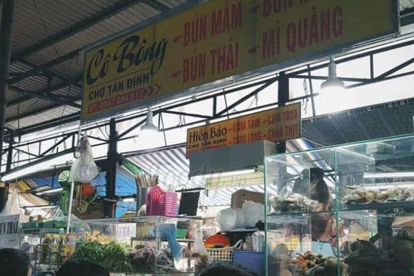 Bún mắm cô Bông - Chợ Tân Định