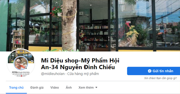 Shop mỹ phẩm ở Hội An - Mi Diệu
